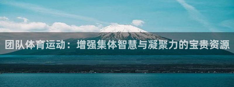 欧亿是什么平台：团队体育运动：增强集体智慧与凝聚力的宝贵资源